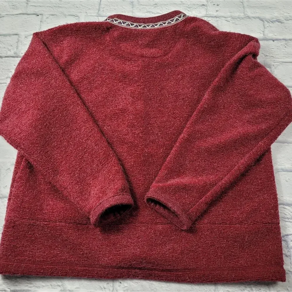 Sierra Sport Mohair Nordic Cardigan size Large